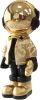 Astronaut Statues Spaceman Sculpture Polyresin Arts Gifts Gold Figurine Ornament Room Decor for Men
