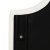 Catherine Upholstered King Headboard, Antique White Woven
