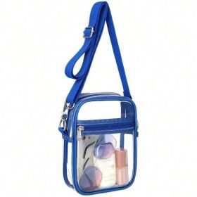 Clear Purse Stadium Transparent Messenger Bag Stadium Approved For Men And Women Clear CrossBody Bag, Clear Bag, Purse, Black Purse, Carteras Para Muj (Option: BAA011AAH)