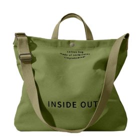 Large Capacity Shopping Bags Woman Black Canvas Tote Bag High-End Versatile Shoulder Bag (Option: Style1)