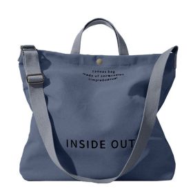 Large Capacity Shopping Bags Woman Black Canvas Tote Bag High-End Versatile Shoulder Bag (Option: Style3)