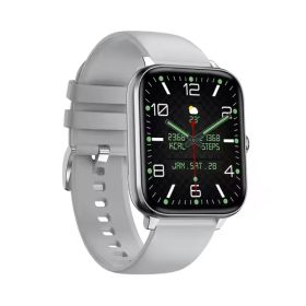SmartWatch Men Women1.83inch BT Face Heart Rate Fitness Tracker (Option: Silvery)